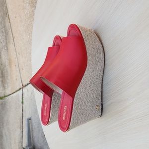 Mickael Kors Red Heels Size 9
